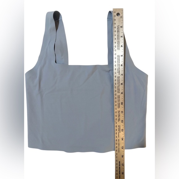 Aerie SMOOTHEZ Square Neck Light Blue Tank Top - Size Small - NWOT - Picture 2 of 6
